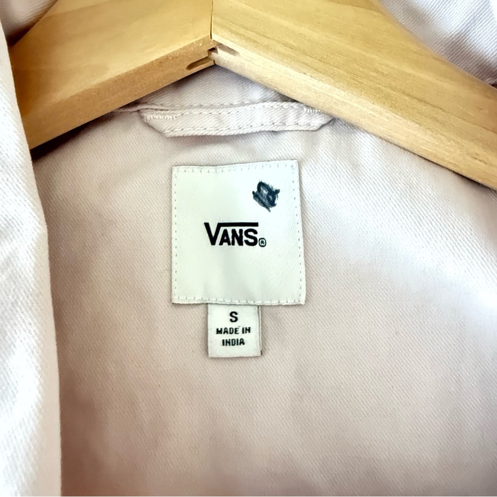 NWT VANS Soft Pink Utility Jacket. Size S - Picture 10 of 10